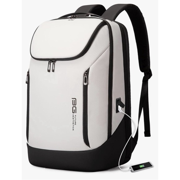 FUTURE AESTHETICS Other - Bange FUTURE AESTHETICS Business Smart Backpack Waterproof TSA Approved White